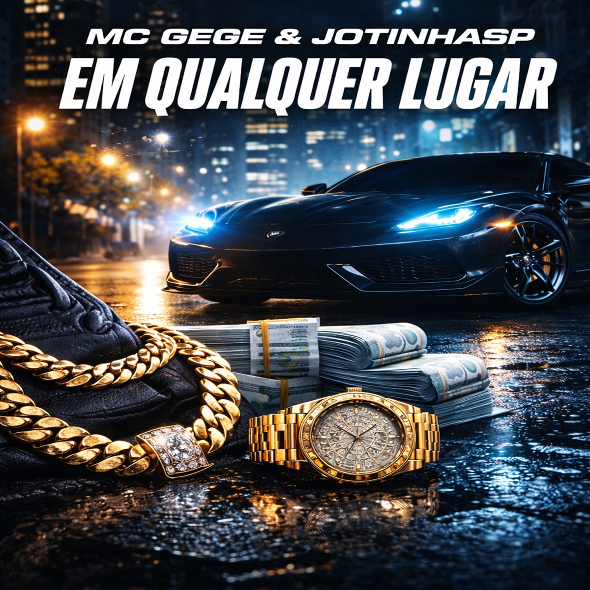 Em Qualquer Lugar - Single by Jotinha sp & MC Gege album cover