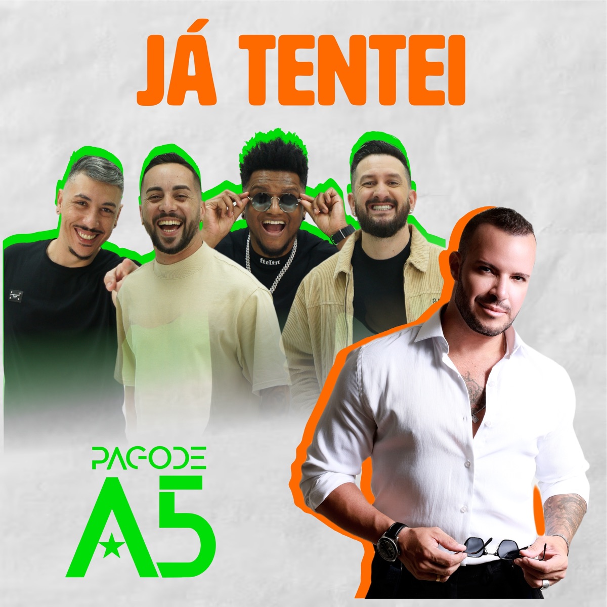 Já Tentei (Ao Vivo) [feat. Filipe Duarte] - Single by Pagode A5 album cover