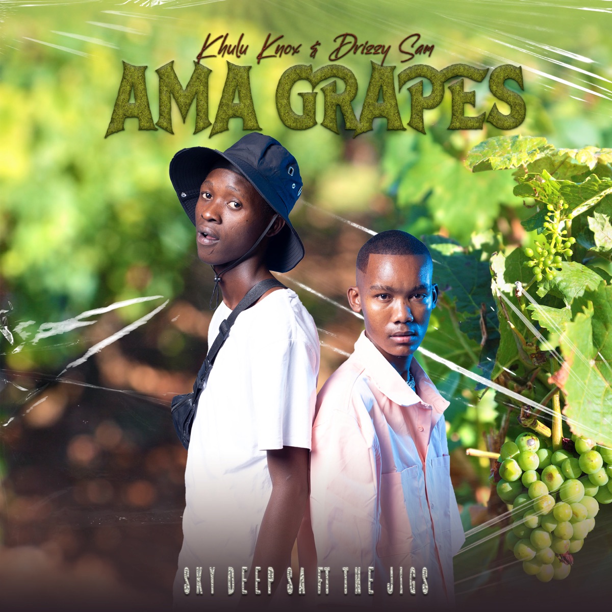 Ama Grapes (feat. The Jigs) - Single by Khulu Knox, Drizzy Sam (RSA) & Sky Deep SA album cover