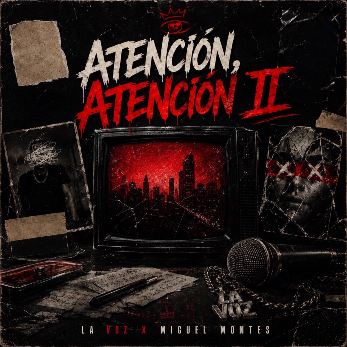 ATENCION ATENCION II - Single by La Voz & Miguel Montes album cover
