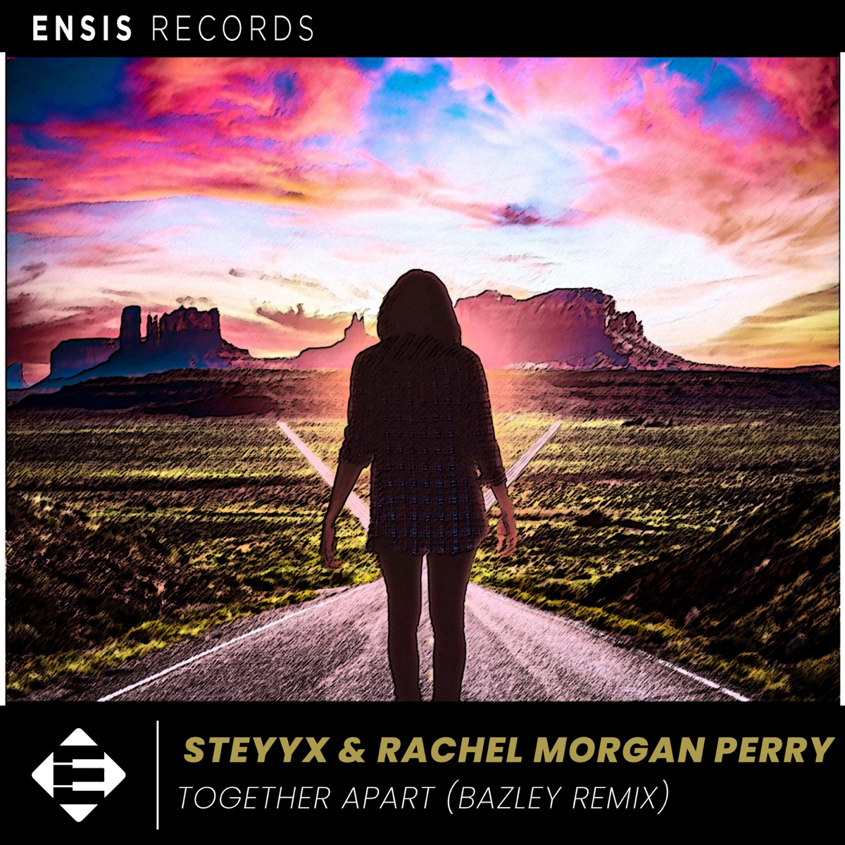 Together Apart (Bazley Remix) - Single by Steyyx, Rachel Morgan Perry & Bazley album cover