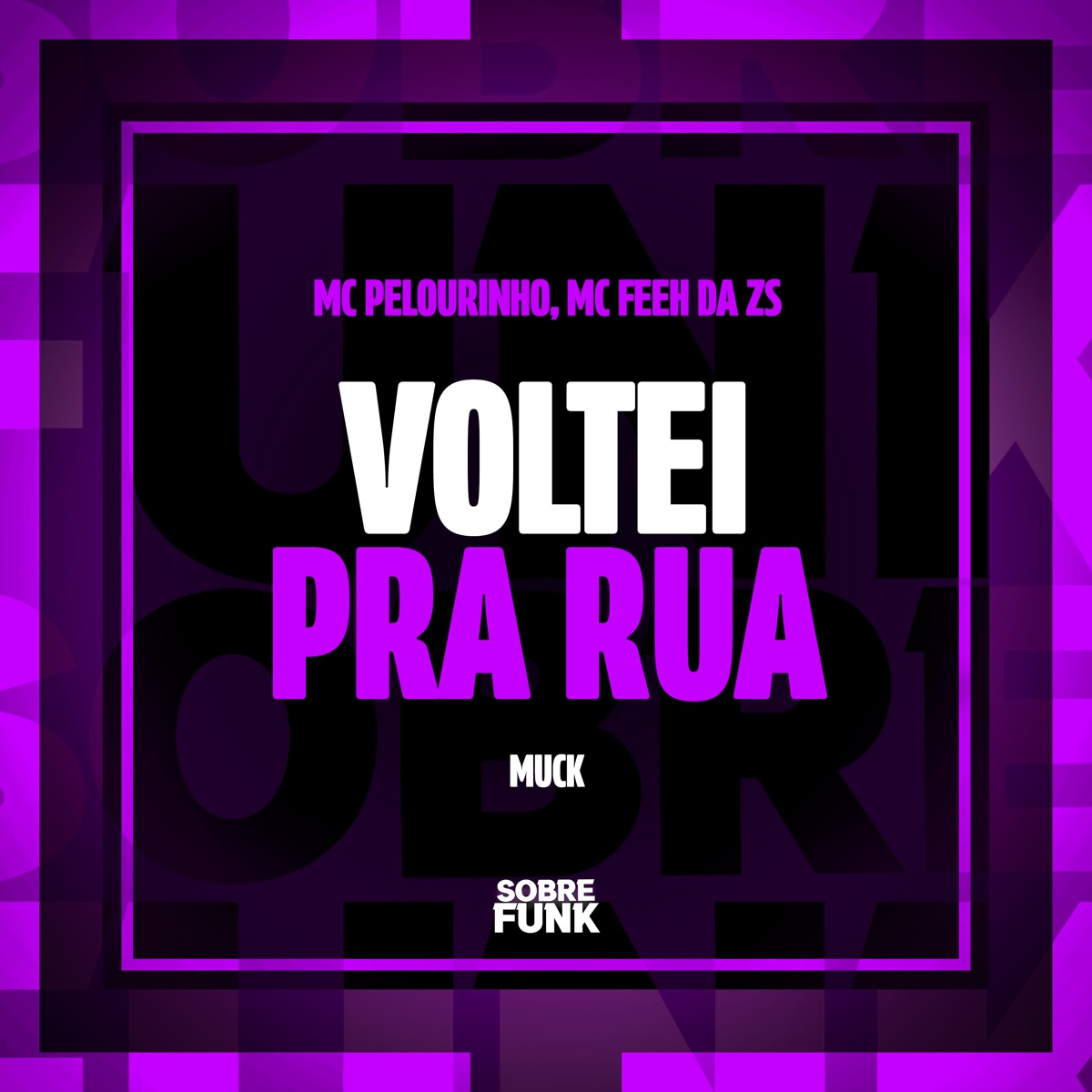 Voltei pra Rua - Single by Mc Pelourinho, mc feeh da zs & MUCK album cover