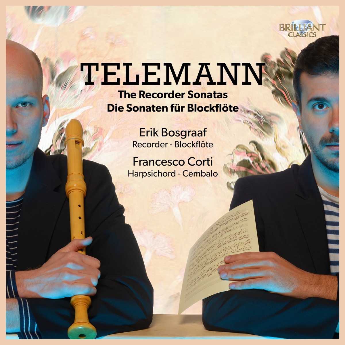 Telemann: The Recorder Sonatas by Erik Bosgraaf & Francesco Corti album cover