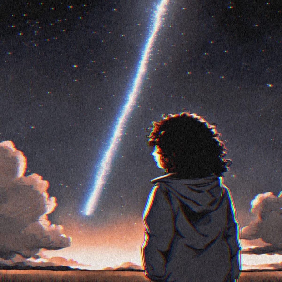 Blue lights (meteorito kid) - Single by Lasio album cover