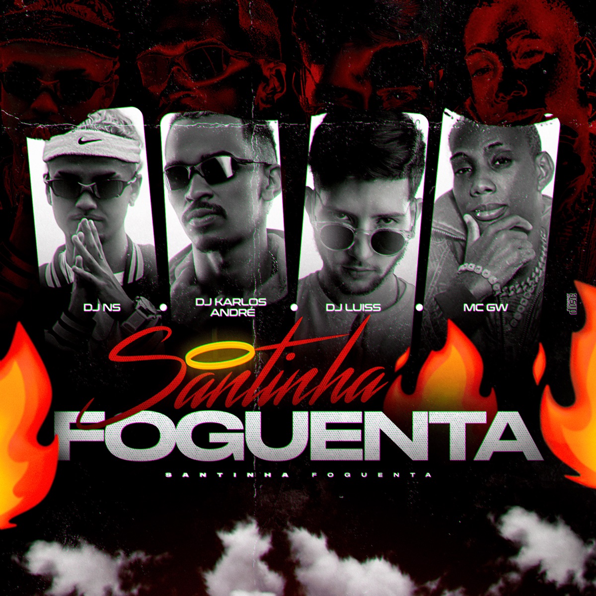 Santinha Foguenta (feat. Mc GW) - Single by DJ NS.W, DJ Karlos André & DJ LUISS album cover
