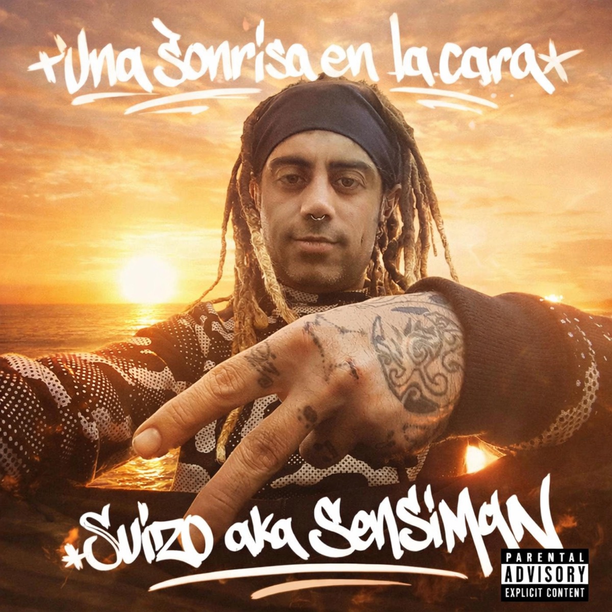 Una Sonrisa En la Cara - Single by Suizo aka SenSiMaN album cover