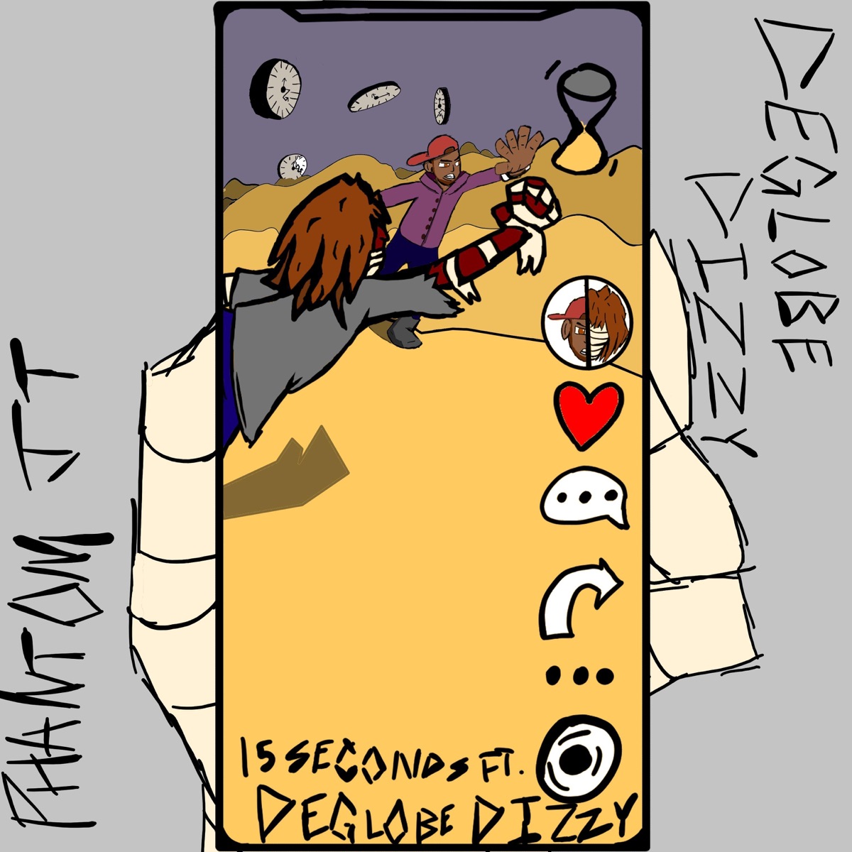 15 Seconds - Single by Phantom JT & DeGlobe Dizzy album cover