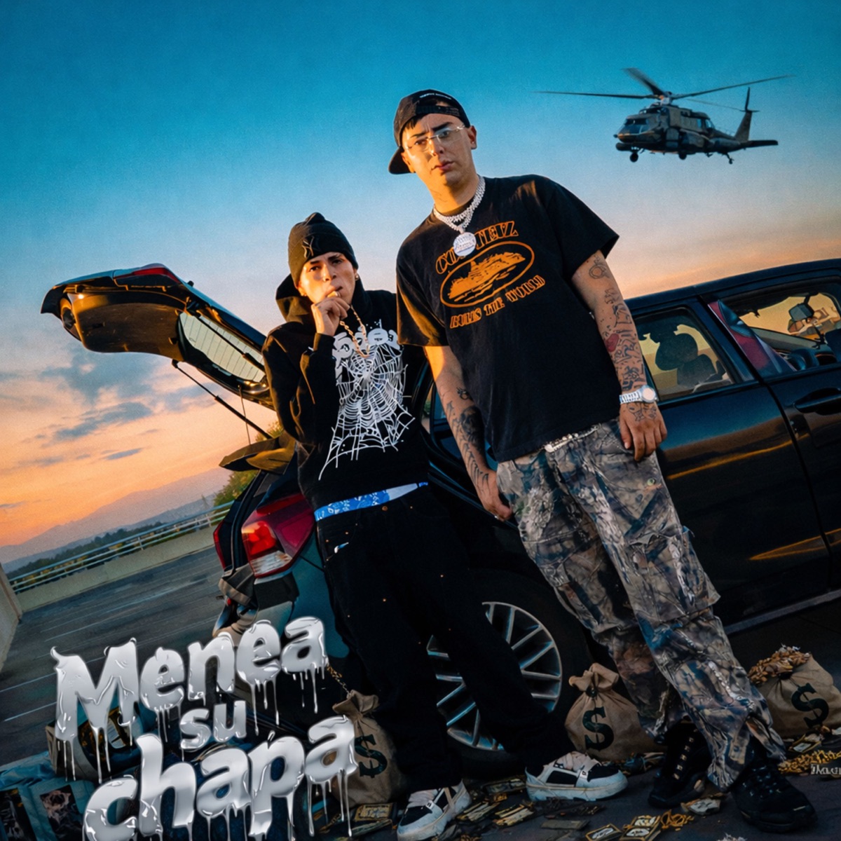 Menea_Su_Chapa - Single by Slimmy Cuare & Zaza Rondon album cover