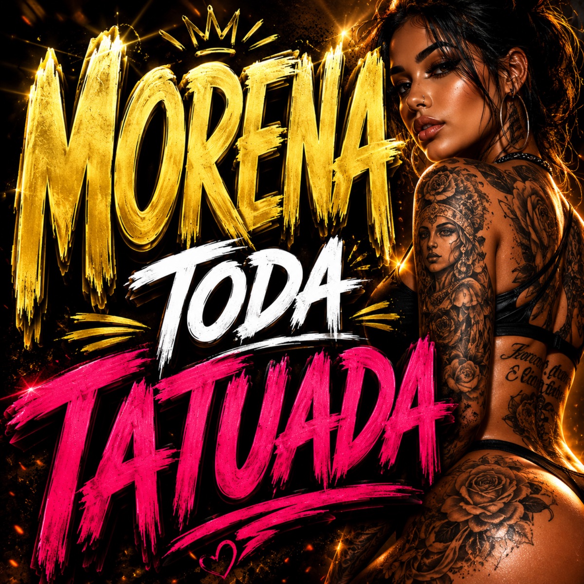 Morena Toda Tatuada - Single by COWBOY LM album cover