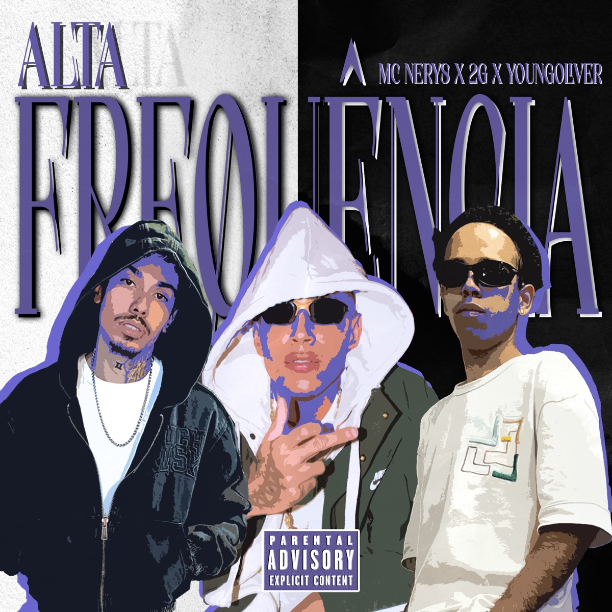 Alta Frequência (feat. Neytxn) - Single by 2G, Young Oliver & Mc Nerys album cover