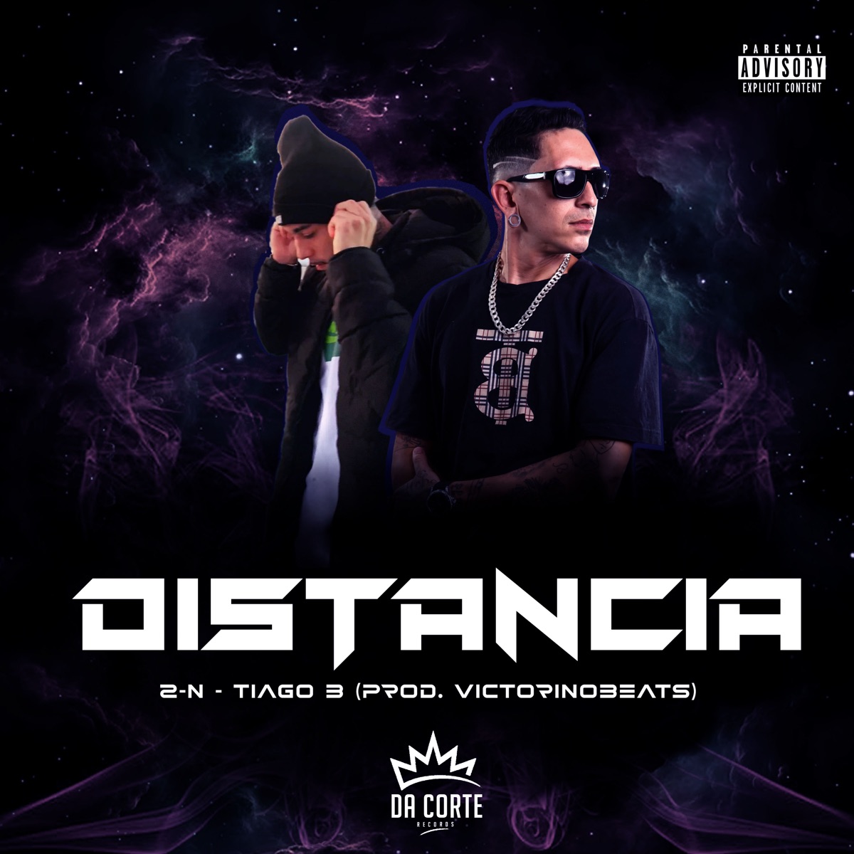 Distância (feat. Victorinobeats) - Single by Tiago B, 2-N & Da Corte Records album cover