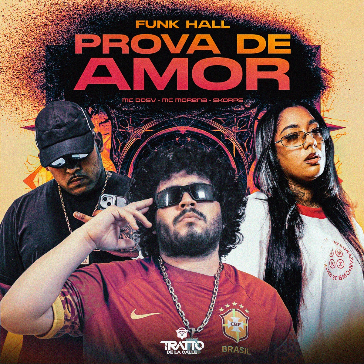 Prova de Amor Funk Hall - Single by Mc DDSV & Mc Morena album cover