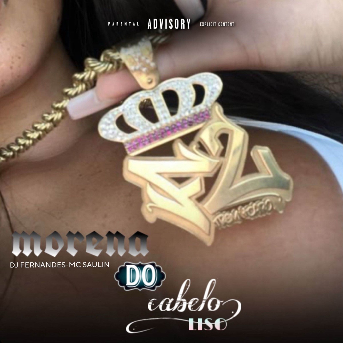 Morena do cabelo liso - Single by Dj Fernandes & MC SaulinCH album cover