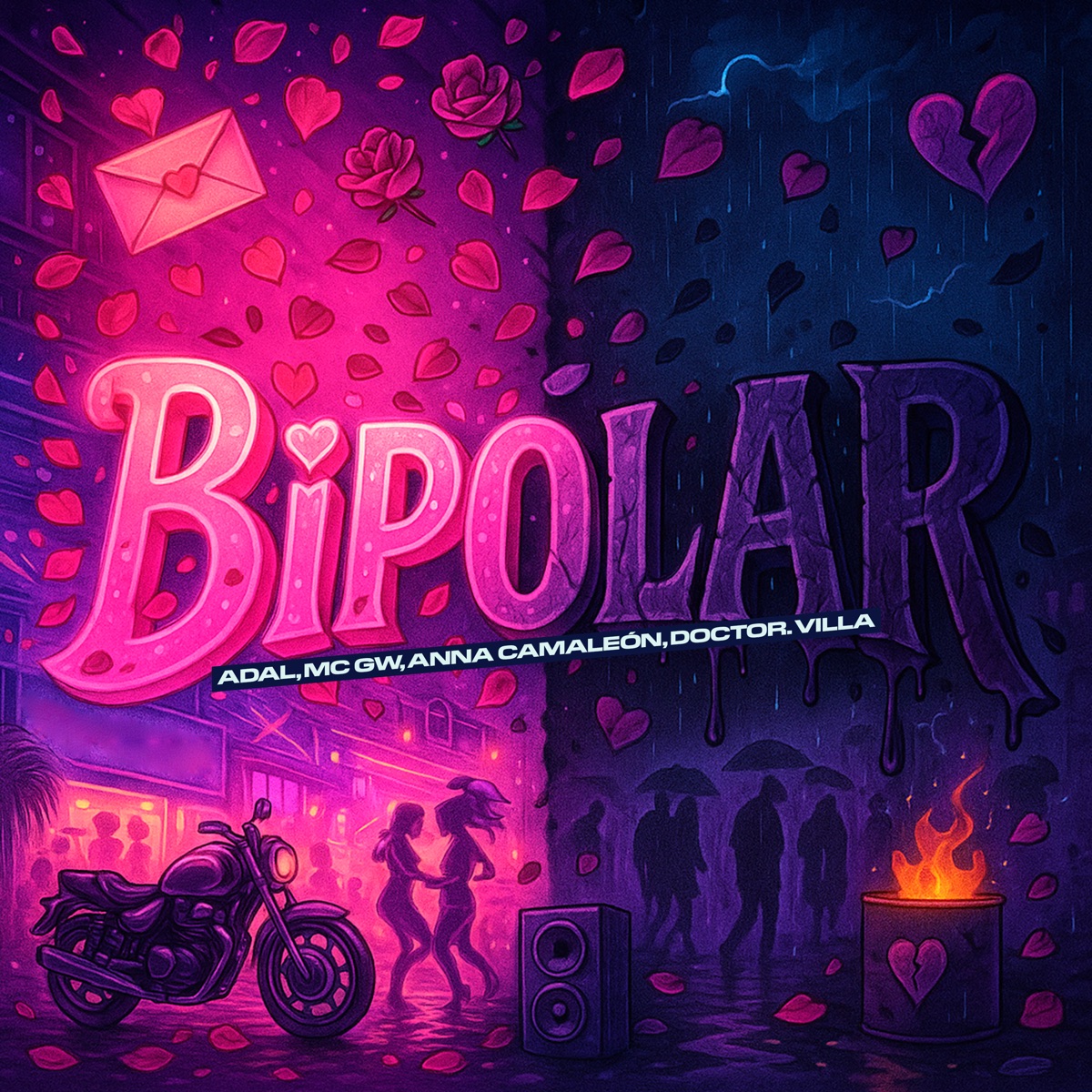 Bipolar - Single by Mc Gw, Adal, Doctor.Villa & Anna Camaleón album cover