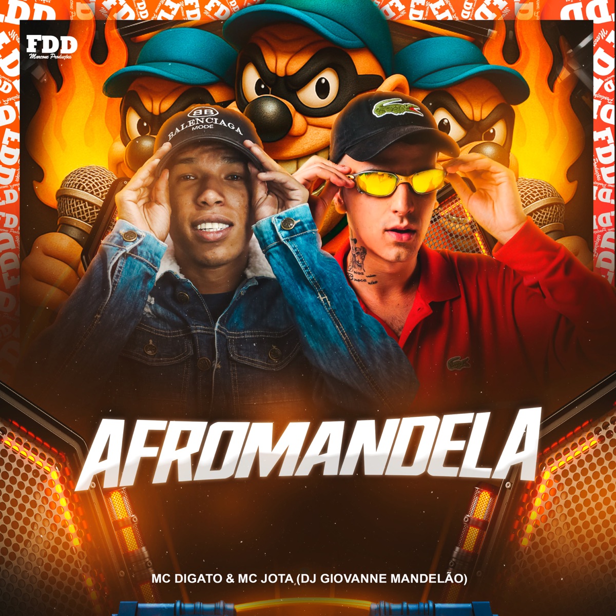 Afromandela - Single by DJ Giovanne Mandelão, Mc Digato & Mc Jota album cover