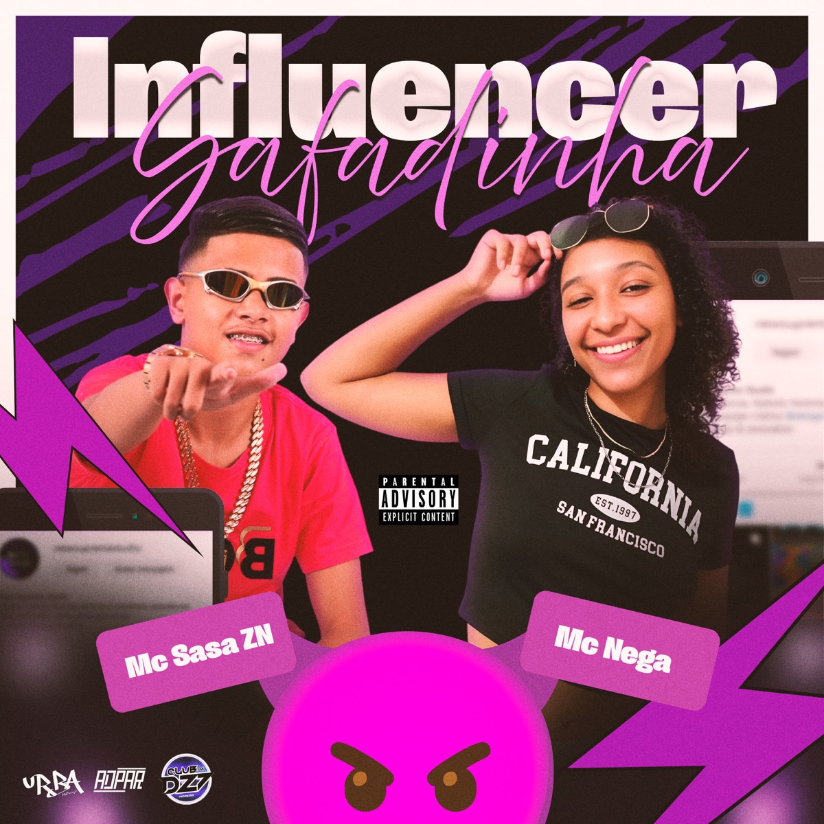 Influencer Safadinha - Single by Mc Sasa Zn & Mc Nega album cover