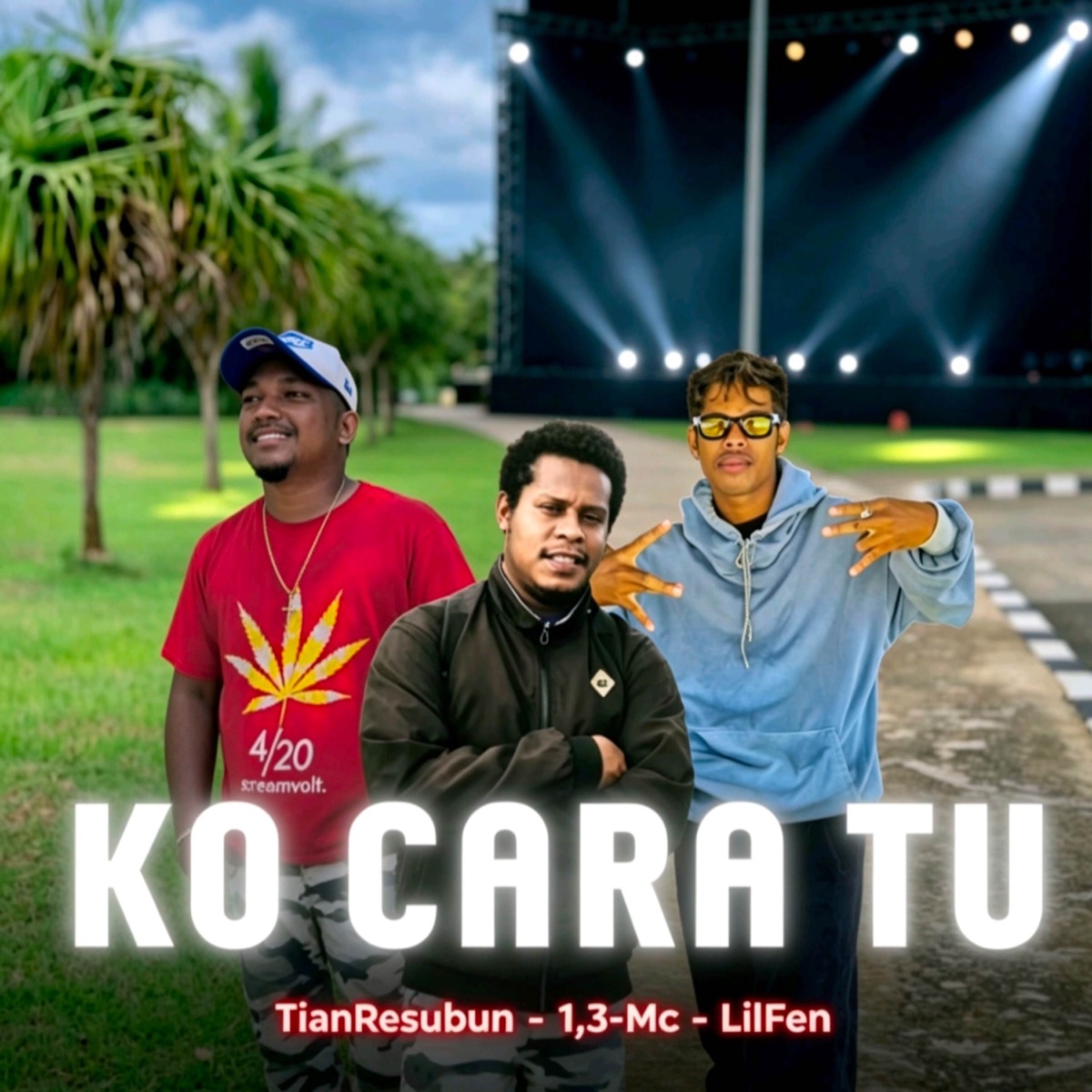KO CARA TU (feat. 1 3 Mc & LilFen) - Single by TianResubun album cover