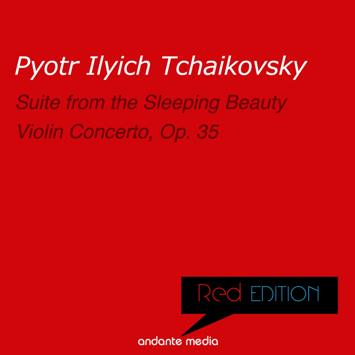 Red Edition - Tchaikovsky: Suite from The Sleeping Beauty, Op. 66a & Violin Concerto, Op. 35 by Helene Gal, Laurence Siegel & The New Philharmonic Orchestra London album cover