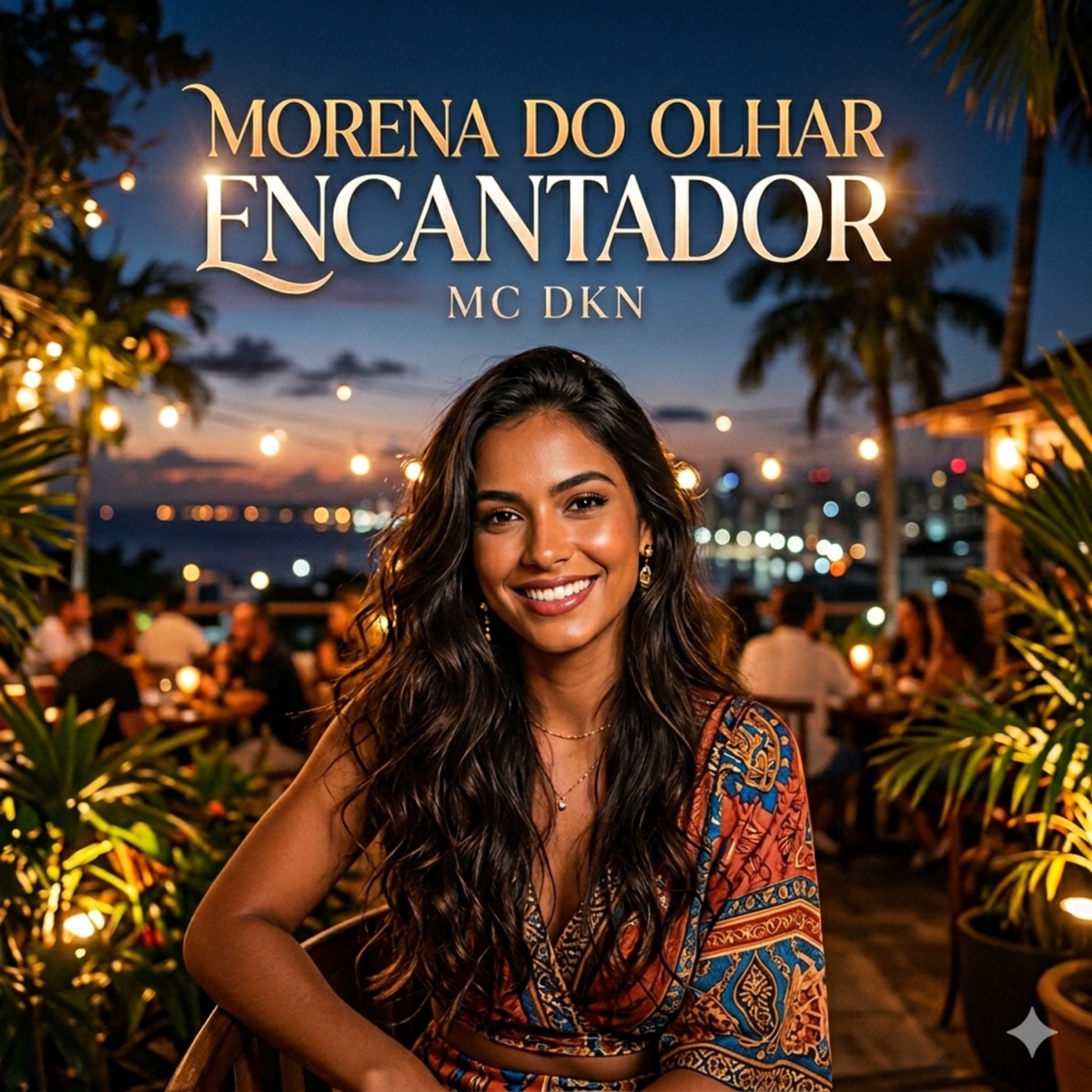 Morena do Olhar Encantado - Single by Mc DKN album cover