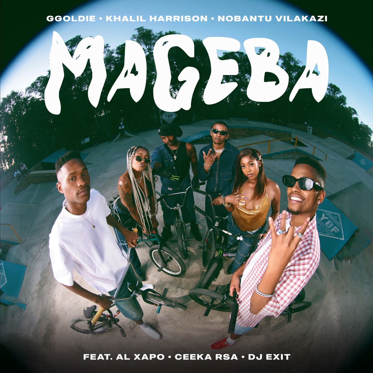 Mageba (feat. Al Xapo, Ceeka RSA & DJ Exit) - Single by Ggoldie, Khalil Harrison & Nobantu Vilakazi album cover