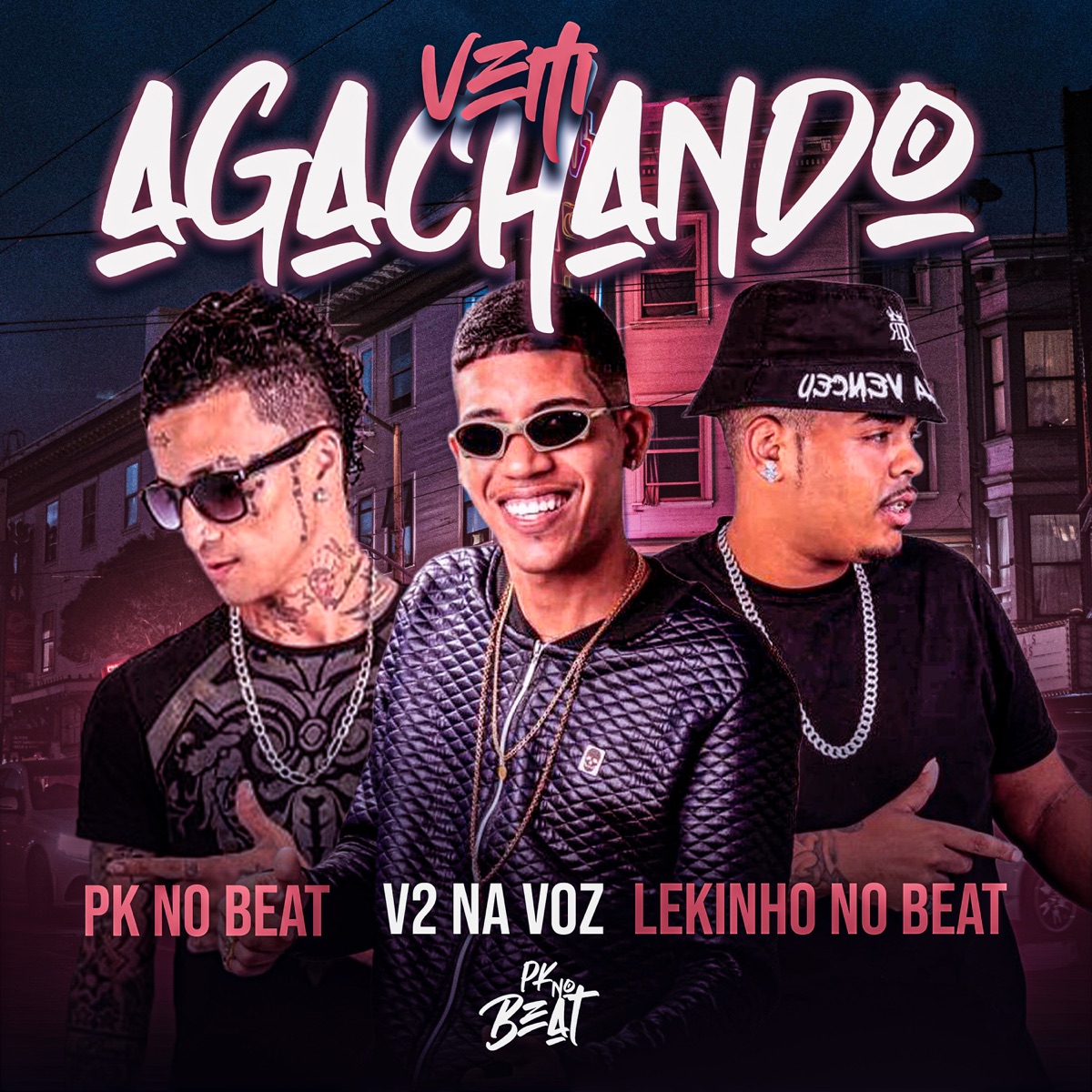 Vem Agachando - Single by MC V2, Lekinho no Beat, Pk No Beat & MC MR BIM album cover