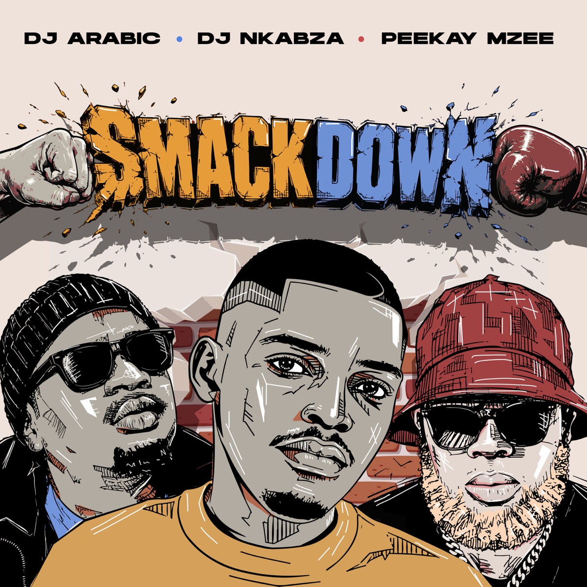 Smackdown - Single by Dj Arabic, Dj Nkabza & Peekay Mzee album cover