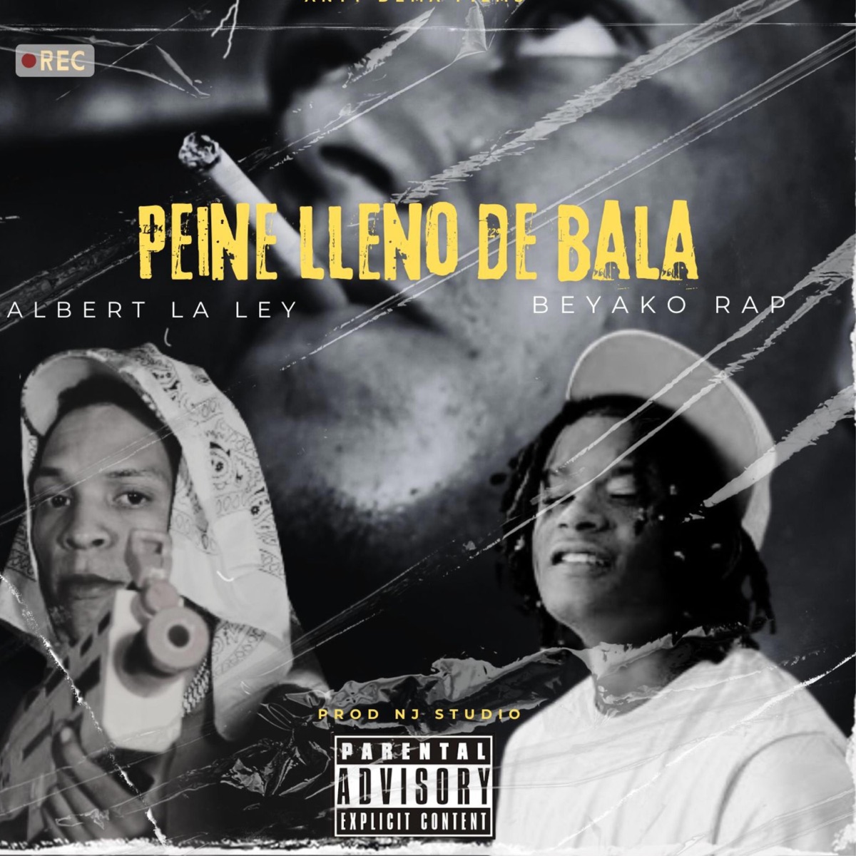 Peine lleno de Bala (feat. Ninsitow Joker) [Beyako rap Remix] - Single by Albert la Ley album cover