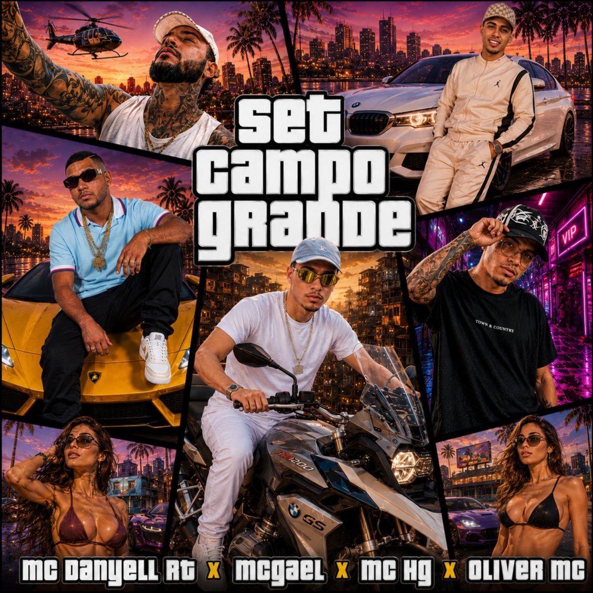 Set Campo Grande (feat. DJ IGU BEATS & MC Peruzzo) - Single by MC Danyell RT, Mc Gael, MC HG & Oliver MC album cover