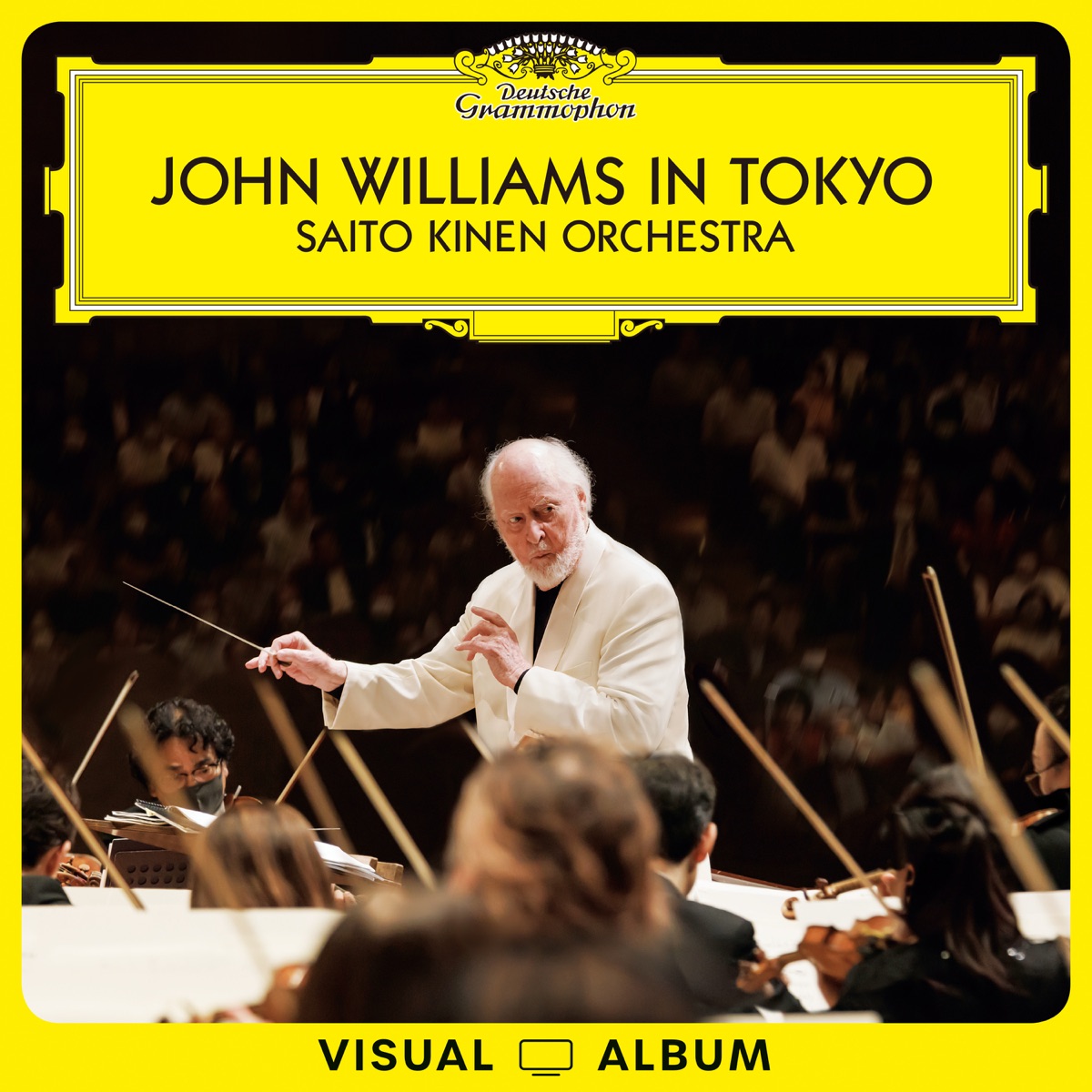 John Williams in Tokyo (Live at Suntory Hall, Tokyo / 2023) by Saito Kinen Orchestra, John Williams & Stéphane Denève album cover