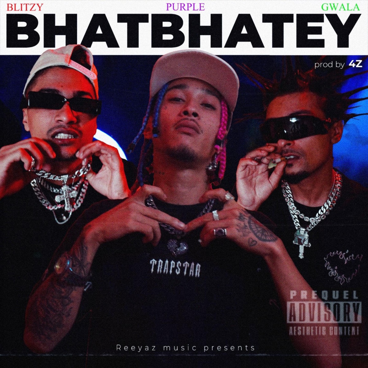 BHATBHATEY MA - Single by Purple, Gwala$ & 4z album cover