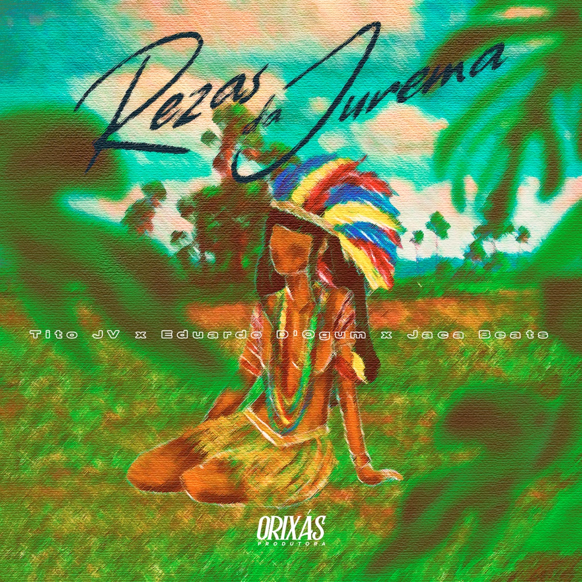 Rezas da Jurema (feat. Jaca Beats) - Single by Tito JV, Eduardo D'Ogum & ORIXÁS album cover