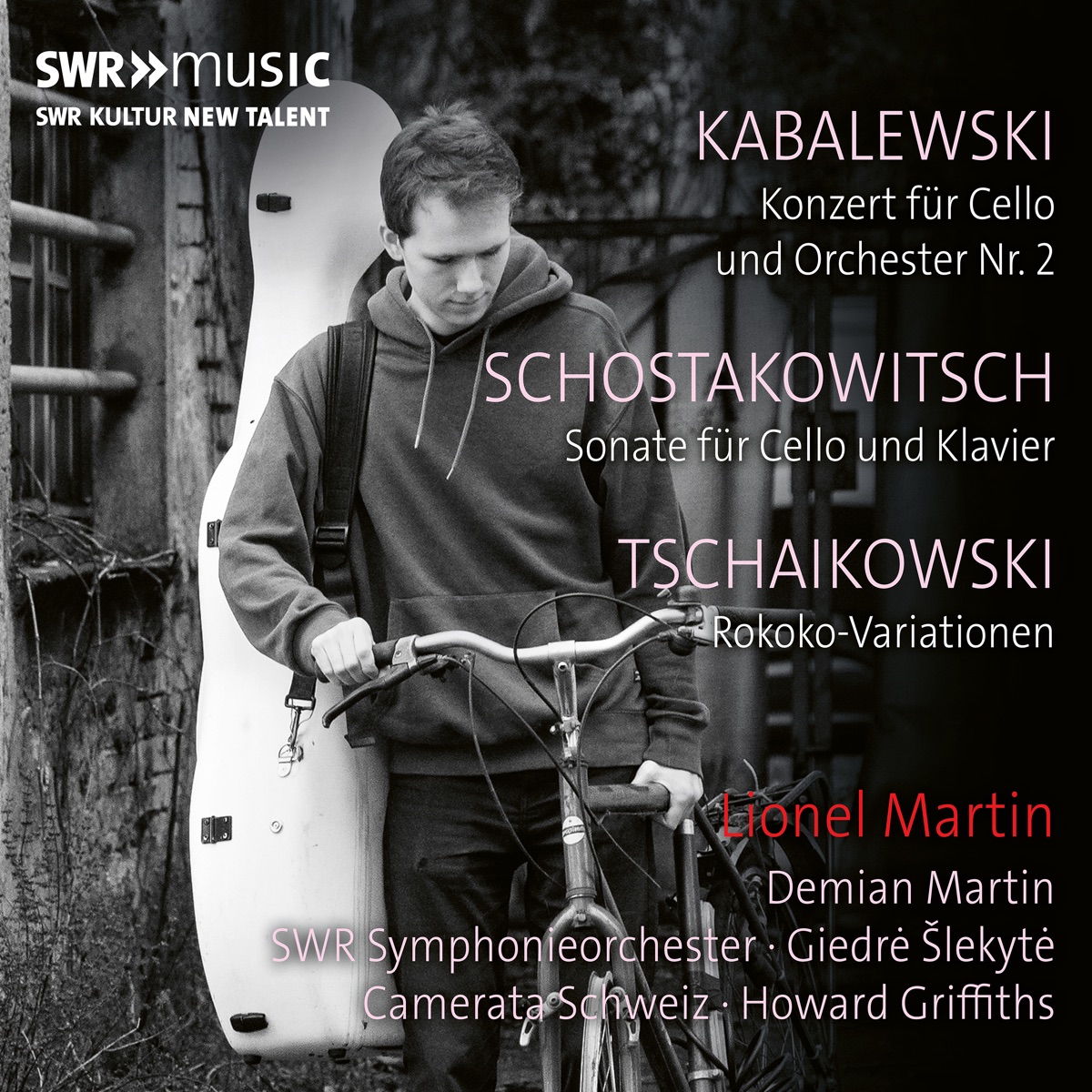 Kabalevsky, Shostakovich & Tchaikovsky: Cello Works by Lionel Martin album cover