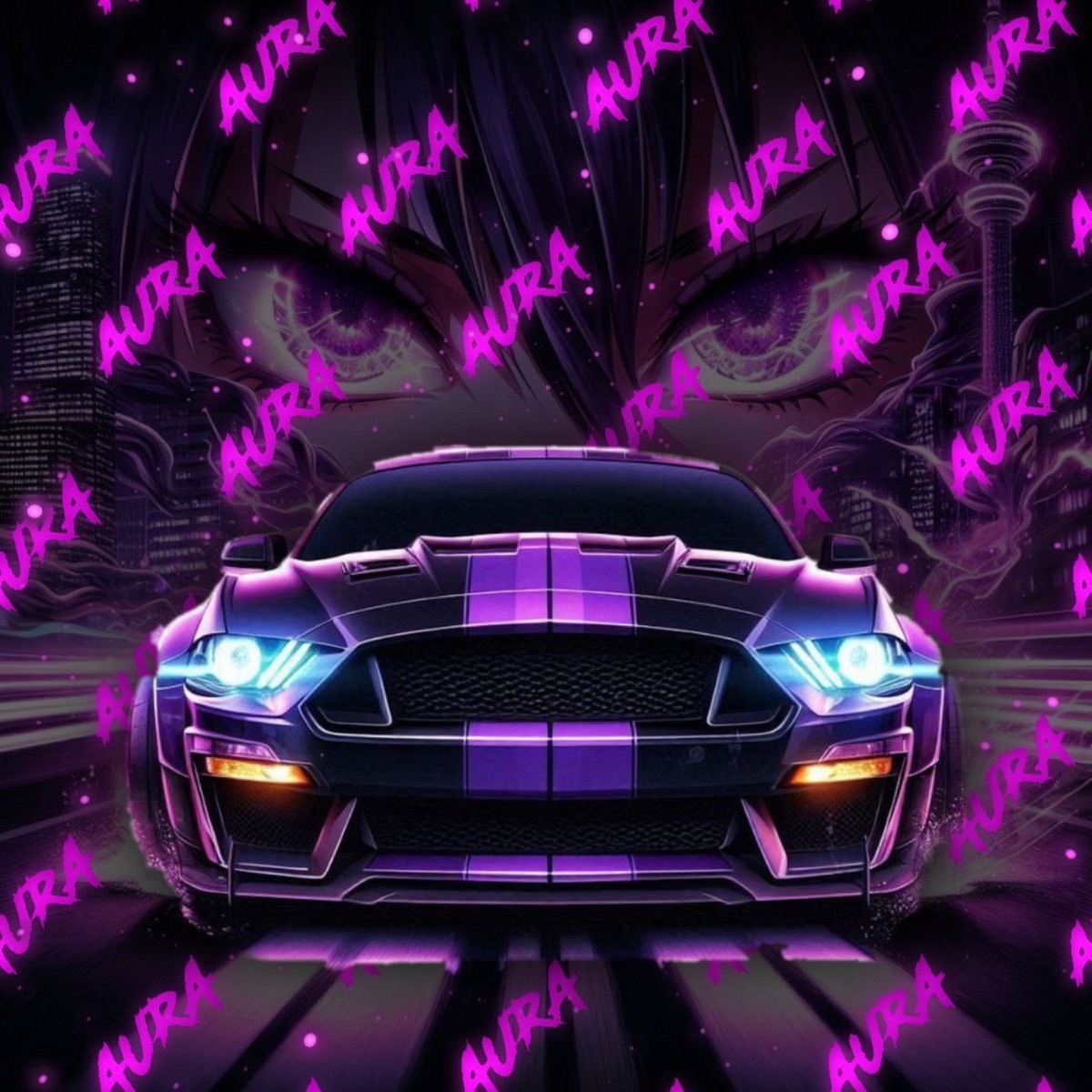 AURA (Slowed & Sped Up) - Single by E N D L I V E album cover