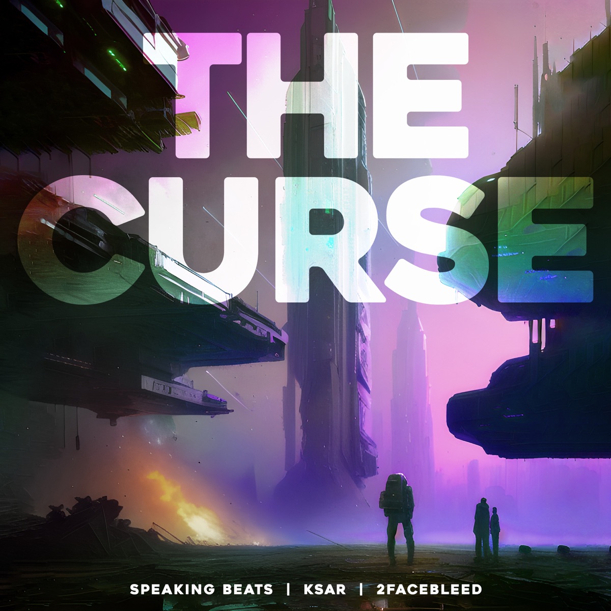 THE CURSE - Single by 2facebleed, KSAR & Speaking Beats album cover