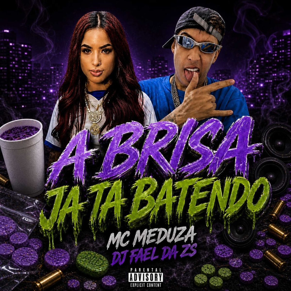 A BRISA JA TA BATENDO - Single by MC MEDUZA & DJ FAEL DA ZS album cover