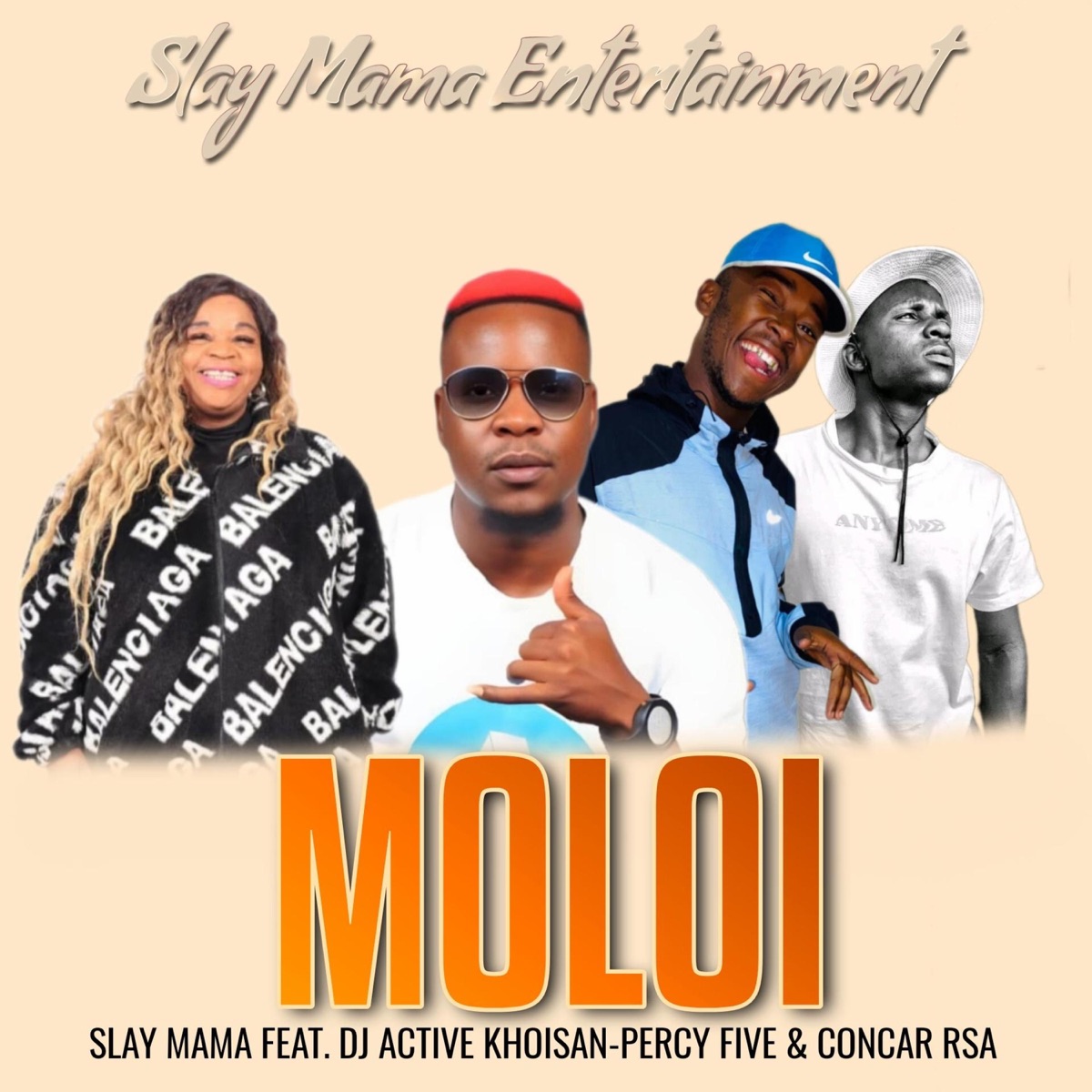 Moloi (feat. Dj Active Khoisan, Percy5 & Concar RSA) - Single by slay mama album cover