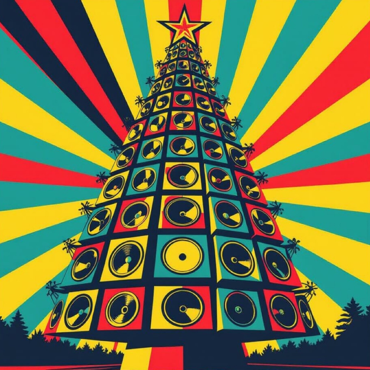 Di 12 Dubs of Spliff-Mas (feat. Sam and the Womp, Chris Del Camino, Jonathan Brittain, Dub Fiets, Glik & Matijam) - Single by Natty Campbell, DMac Burns & gHSTS & gUITARS album cover