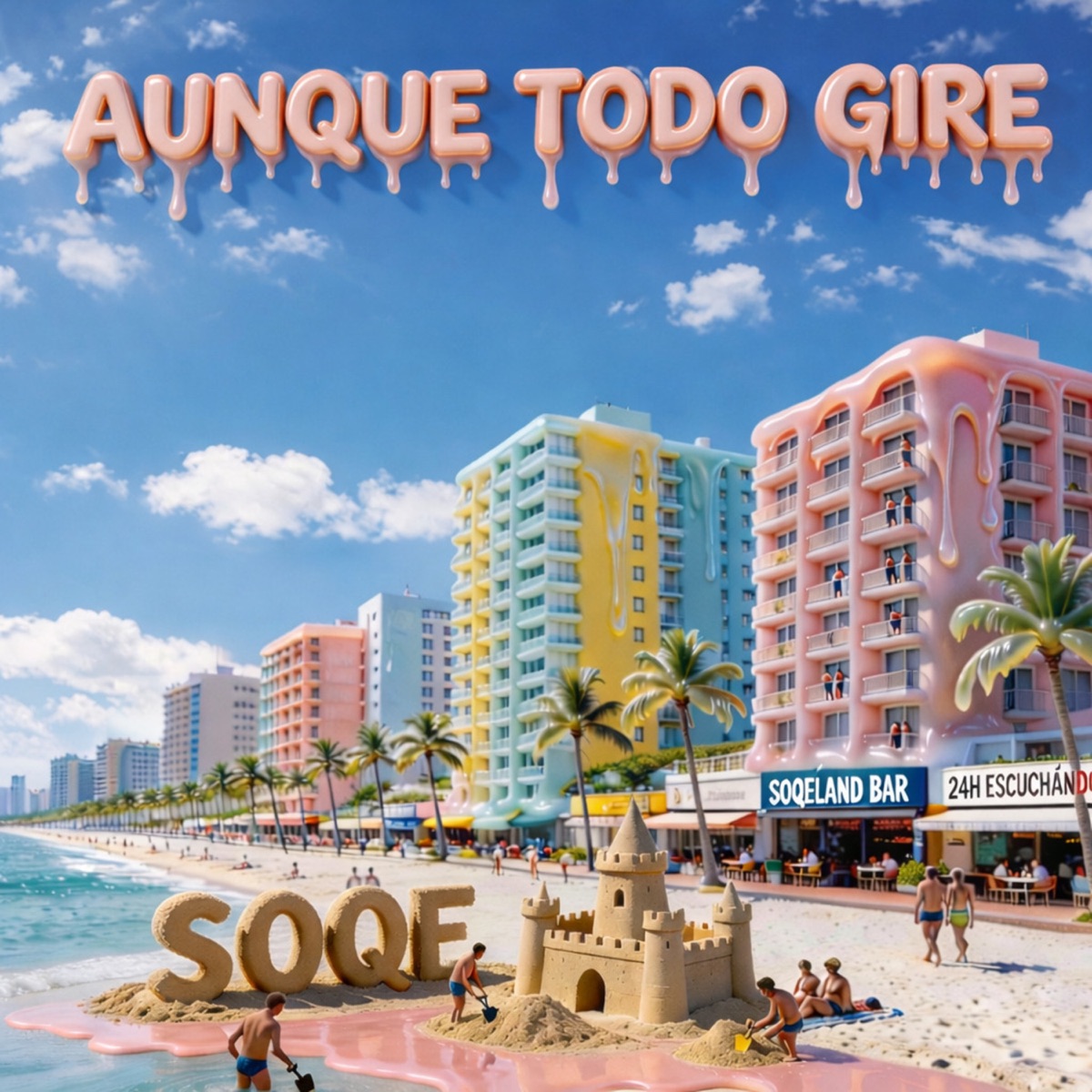 AUNQUE TODO GIRE - Single by Soqe album cover