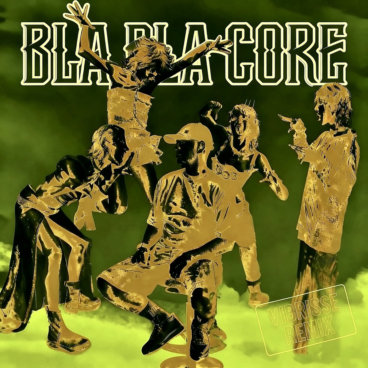 Bla Bla Core (VIBRISSE Remix) - Single by HERESIANA & Giangy album cover