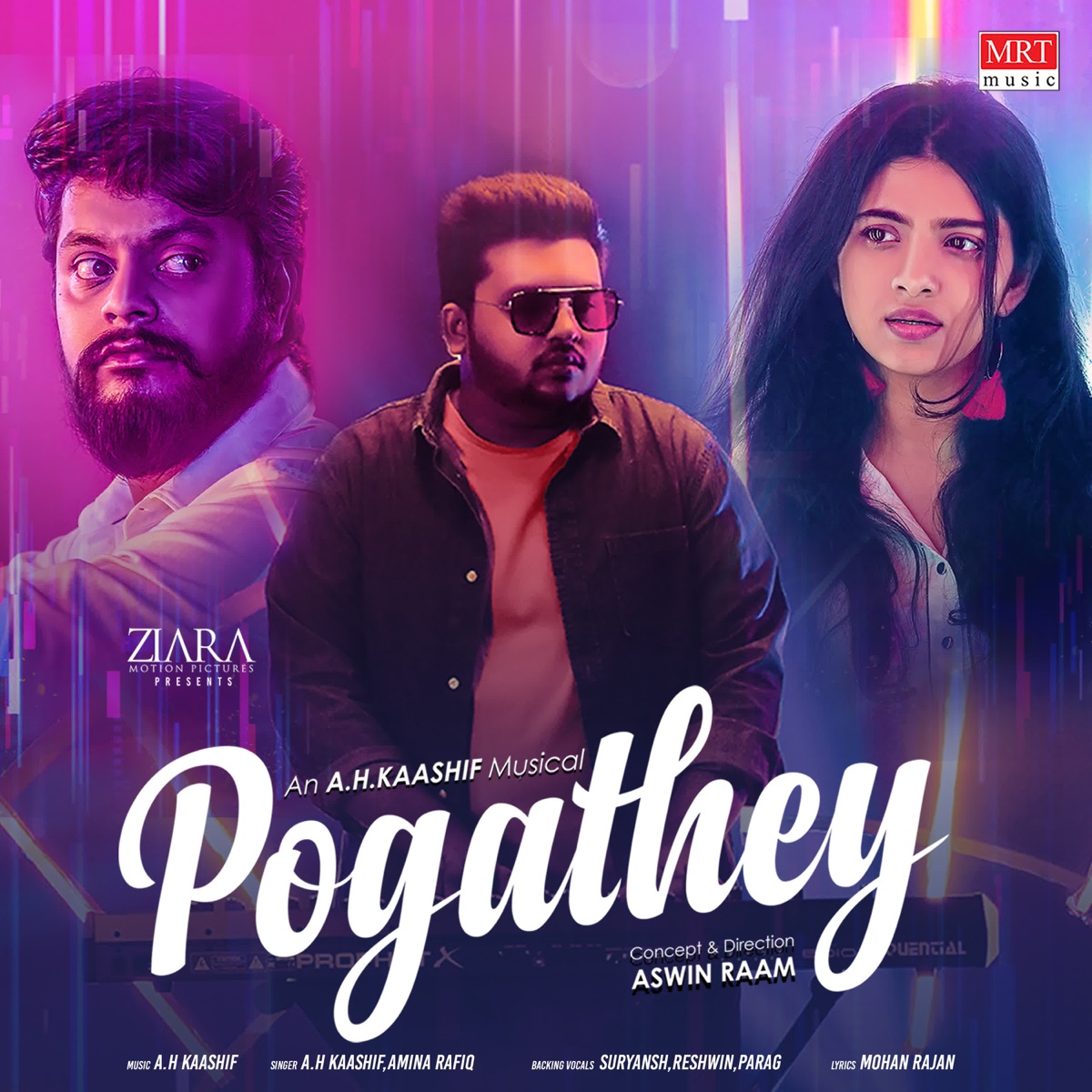 Pogathey (From "Pogathey") - Single by A. H. Kaashif, Amina Rafiq & Mohan Rajan album cover