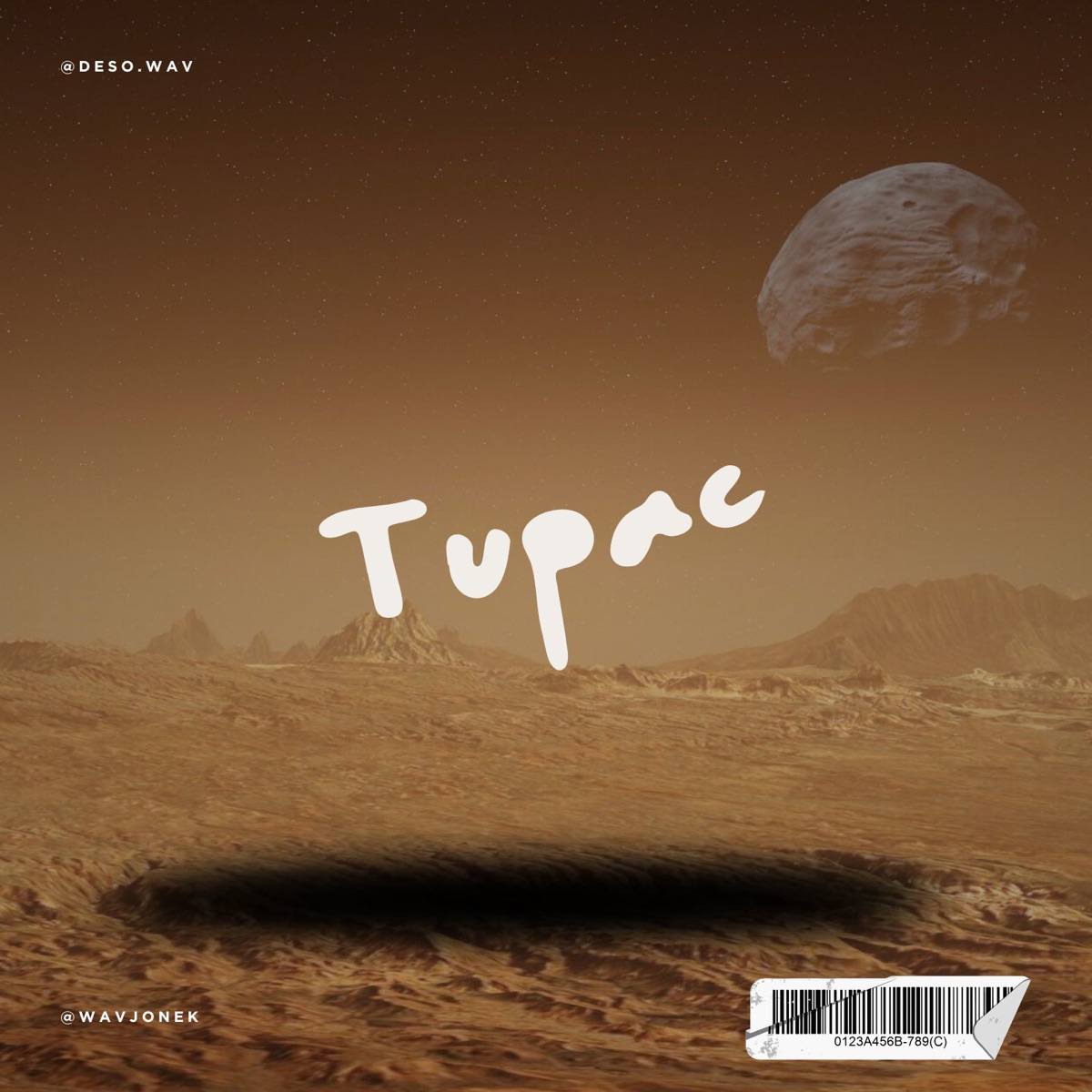 Tupac - Single by Jonek album cover