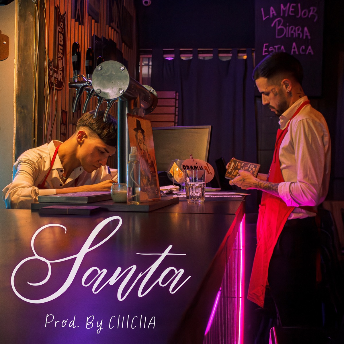 SANTA (feat. Vessel) - Single by B. R. A album cover