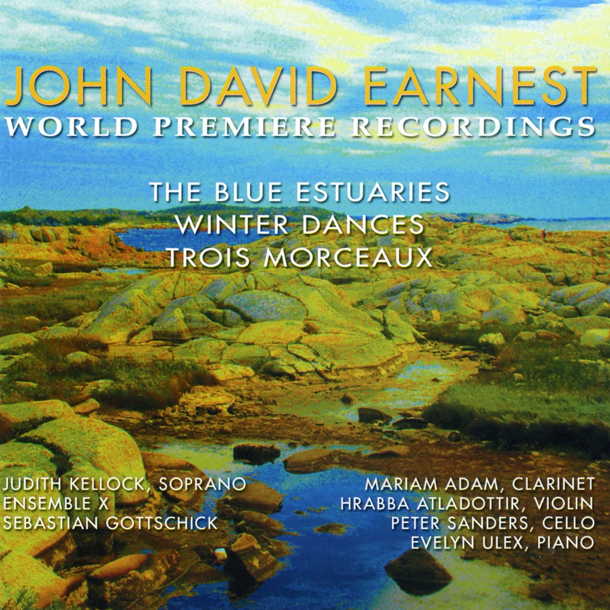 Blue Estuaries / Winter Dances / Trois Marceaux by Judith Kellock & Ensemble X album cover