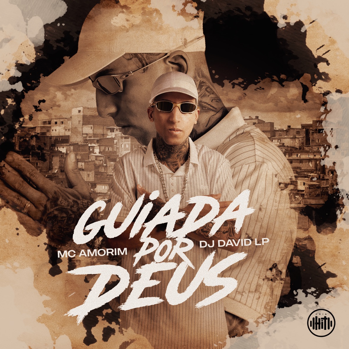 Guiada por Deus - Single by MC AMORIM & DJ David LP album cover