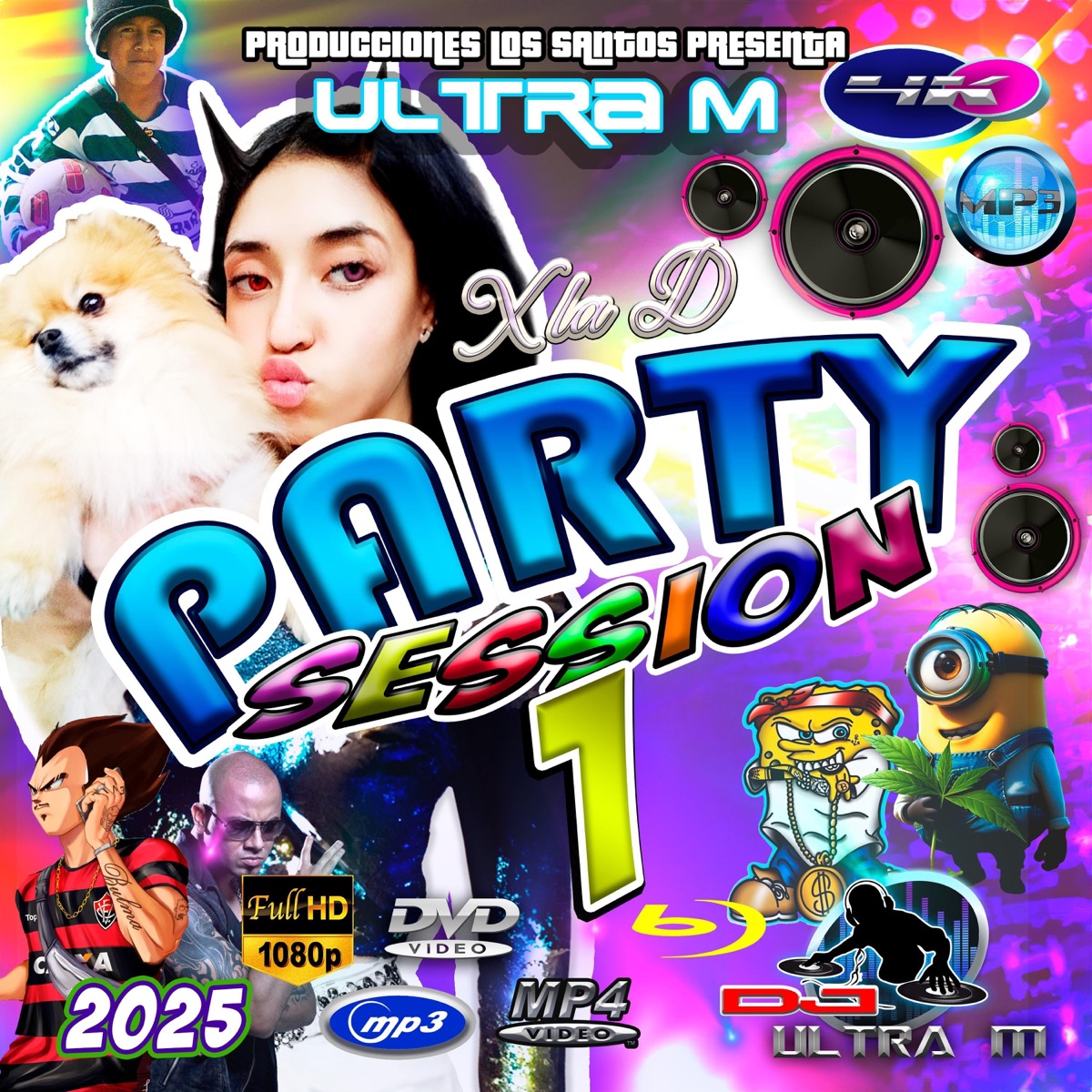Party Session 1 "Una call" (feat. La D) - Single by Ultra M album cover