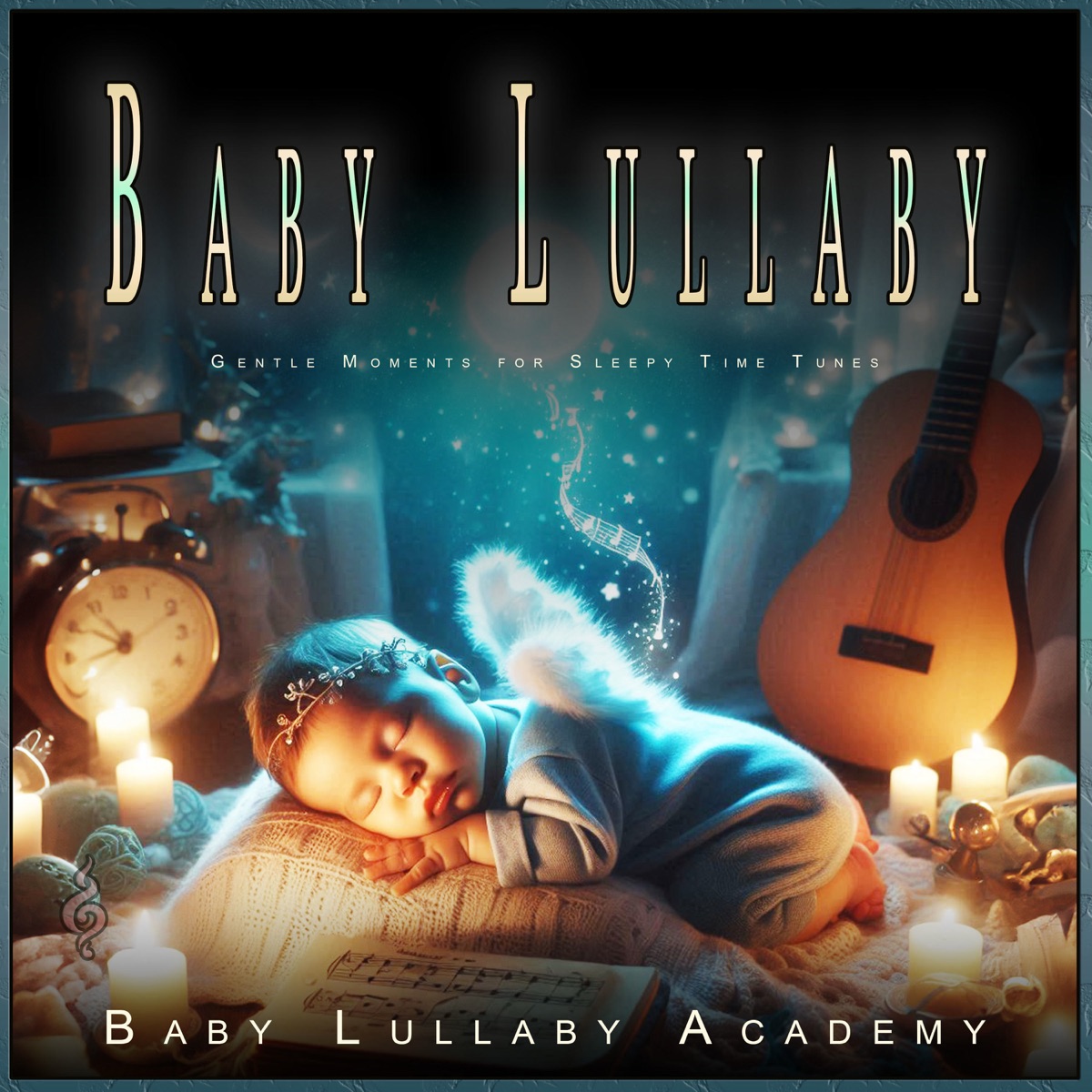 Baby Lullaby: Gentle Moments for Sleepy Time Tunes by Baby Lullaby Academy & Aveda Blue album cover artwork