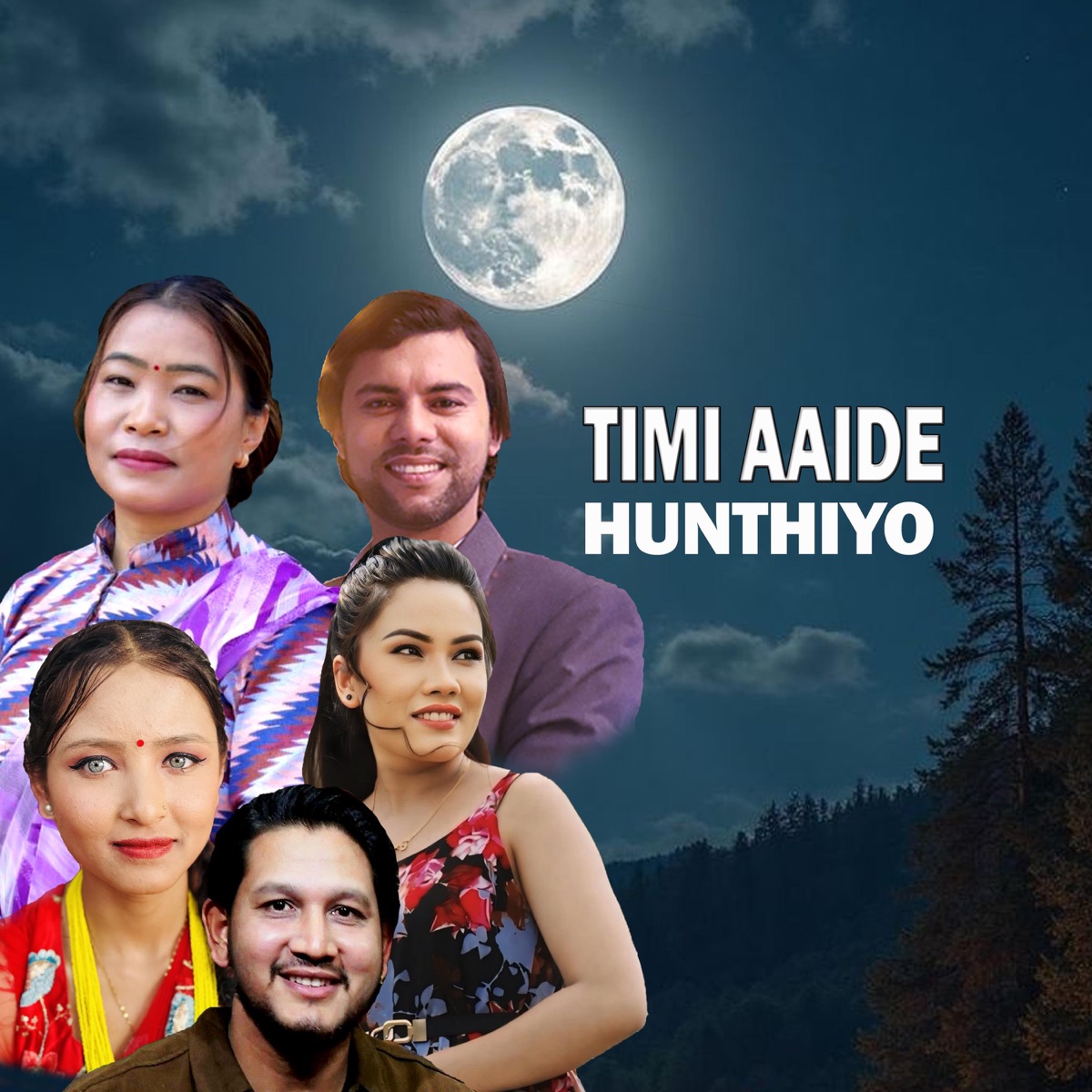 Timi Aaide Hunthiyo (feat. Devi Gharti Magar, Ishwor Singh, Bindu Bihani & Saru Pariyar) - EP by Purshottam Gaire album cover