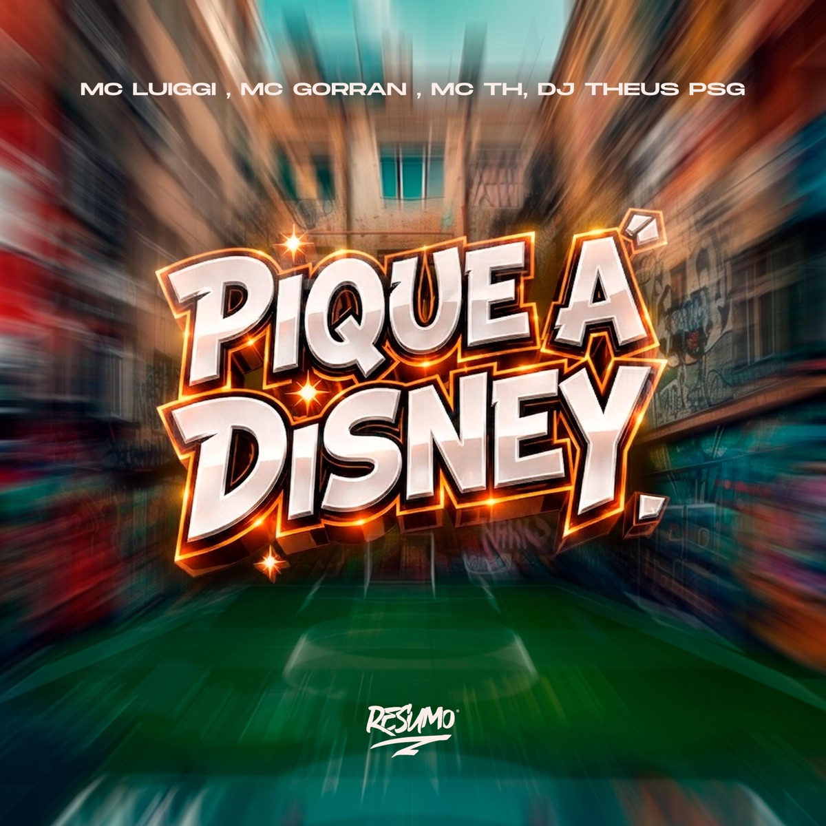 PIQUE A DISNEY - Single by MC Luiggi, Mc Gorran, Mc Th & Dj Theus PSG album cover