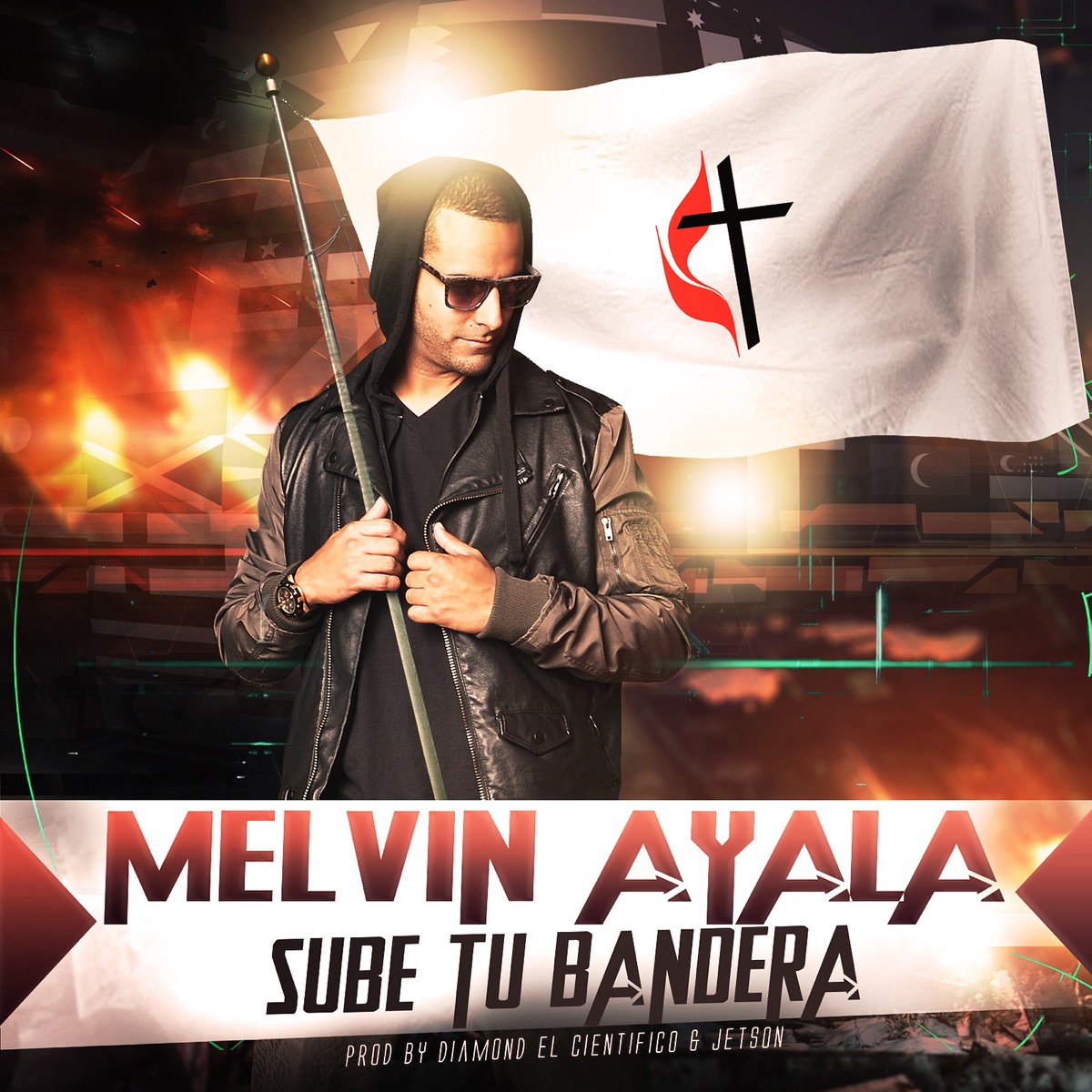 Sube Tu Bandera - Single by Melvin Ayala album cover