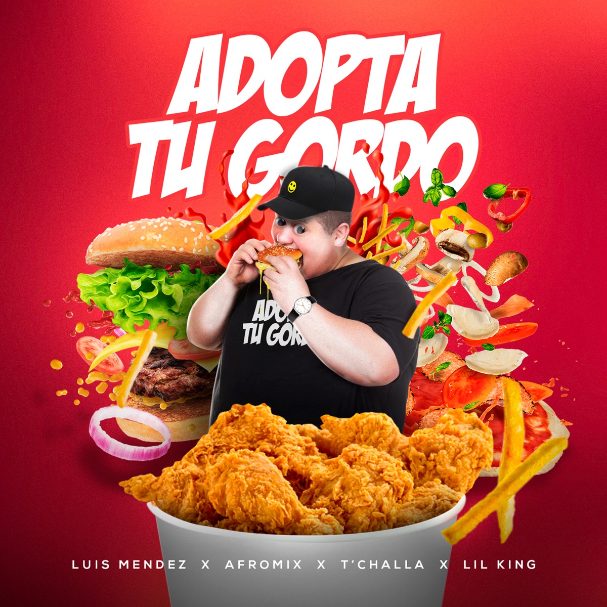 Adopta Tu Gordo (feat. Afromix & T'Challa & Lil King) - Single by Luis Mendez album cover